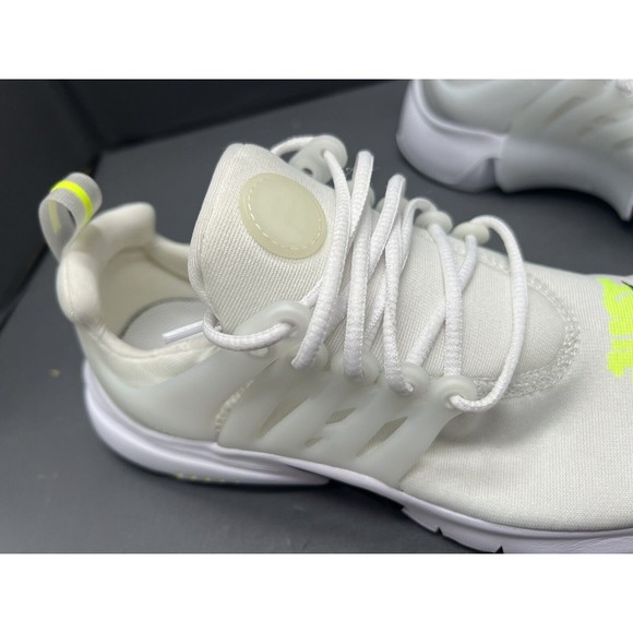 Nike Presto GS White Volt Black DM3270 100 Youth Sz 5Y Women Sz 6.5 New